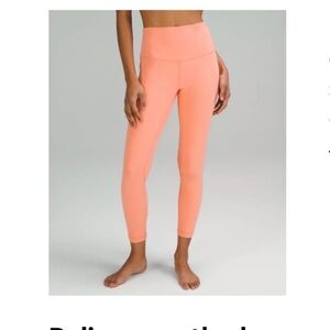 Lululemon Align Sunny Coral 25'